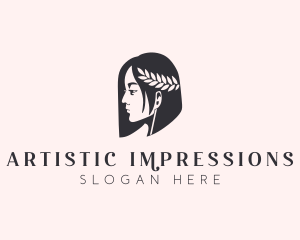 Woman Beauty Stylist  logo design