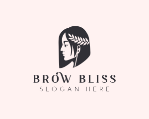 Woman Beauty Stylist  logo design