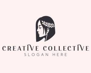 Woman Beauty Stylist  logo design