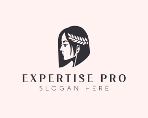 Woman Beauty Stylist  logo design