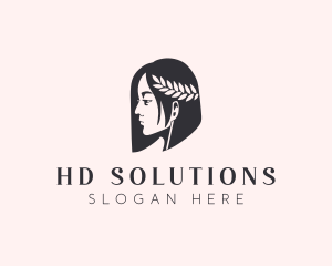 Woman Beauty Stylist  logo design