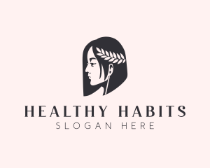 Woman Beauty Stylist  logo design