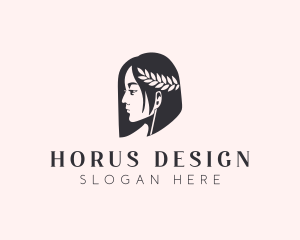 Woman Beauty Stylist  logo design