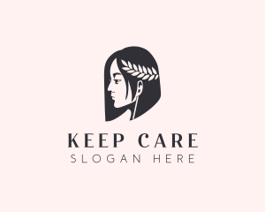 Woman Beauty Stylist  logo design