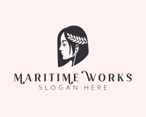 Woman Beauty Stylist  logo design