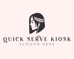 Woman Beauty Stylist  logo design