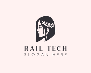 Woman Beauty Stylist  logo design