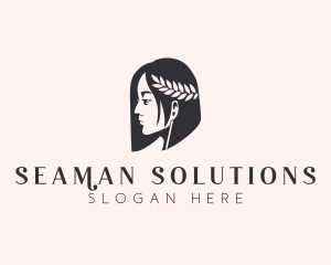 Woman Beauty Stylist  logo design