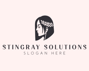 Woman Beauty Stylist  logo design