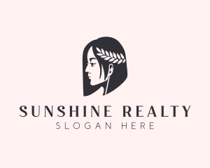 Woman Beauty Stylist  logo design