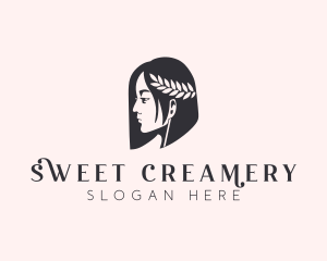 Woman Beauty Stylist  logo design