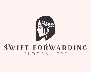 Woman Beauty Stylist  logo design