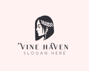 Woman Beauty Stylist  logo design