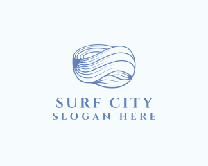 Sea Ocean Wave logo design