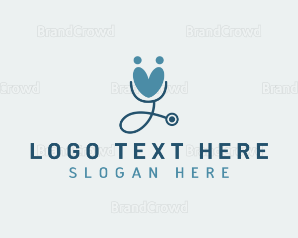 Human Healthcare Stethoscope Logo