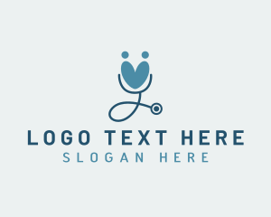 Human Healthcare Stethoscope Logo