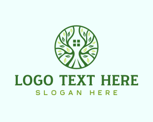 Architectural Tree Leaf  Logo