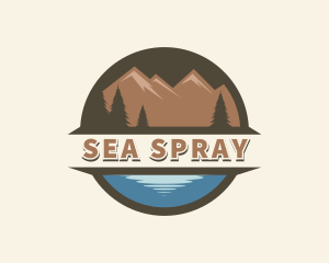 Ocean Mountain Travel logo design