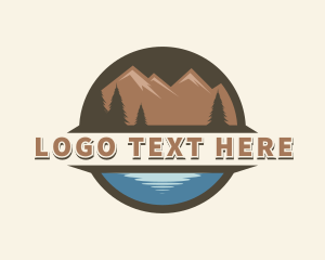 Exploration - Ocean Mountain Travel logo design