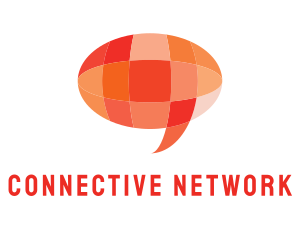 Meetup - Orange Global Chat logo design