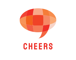 Conversation - Orange Global Chat logo design