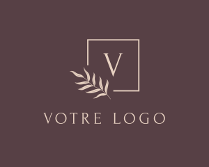 Leaves - Leaf Wedding Frame logo design