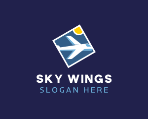 Airplane Travel Airline logo design