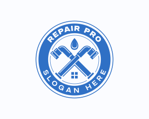 Plumbing Pipes Repair logo design