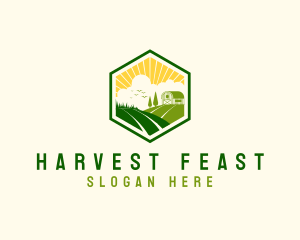 Farm Homestead Field logo design