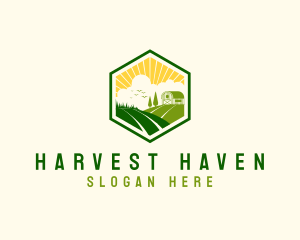 Farm Homestead Field logo design