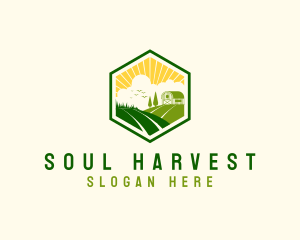 Farm Homestead Field logo design