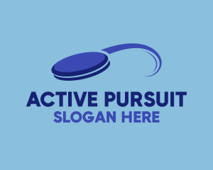 Activity - Blue Frisbee Sport logo design