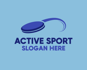 Sport - Blue Frisbee Sport logo design