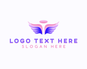 Inspirational - Angel Wings logo design