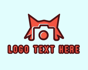 Vlog - Fox Camera Photographer logo design