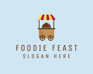 Simple Food Cart logo design