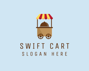 Simple Food Cart logo design