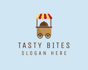 Food Cart Stand logo design