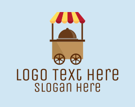 Food - Simple Food Cart logo design