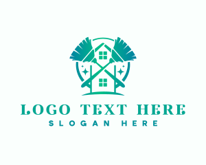 Maintenance - Property House Cleaner logo design