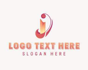 Advertising - Creative Agency Letter J logo design