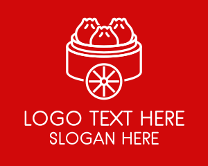 Dim Sum Food Cart  Logo
