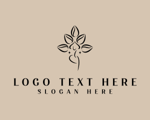 Spirituality - Yoga Wellness Leaf logo design