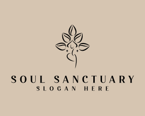 Spirituality - Yoga Wellness Leaf logo design