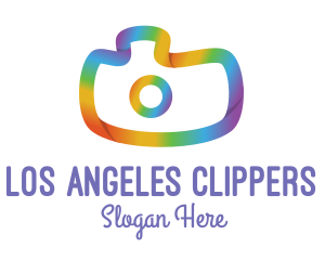 Colorful Gradient Camera Logo