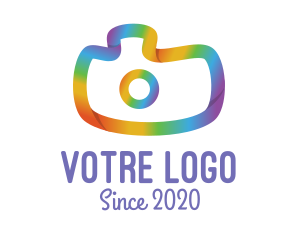 Image - Colorful Gradient Camera logo design