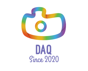 Lgbt - Colorful Gradient Camera logo design