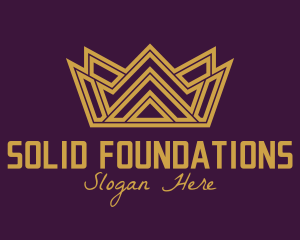 Gold Crown Monarchy  Logo