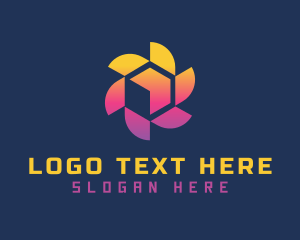 Colorful - Colorful Digital Cube logo design