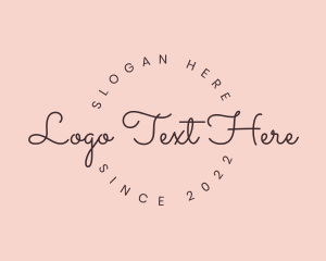 Decor - Elegant Handwritten Lettering logo design